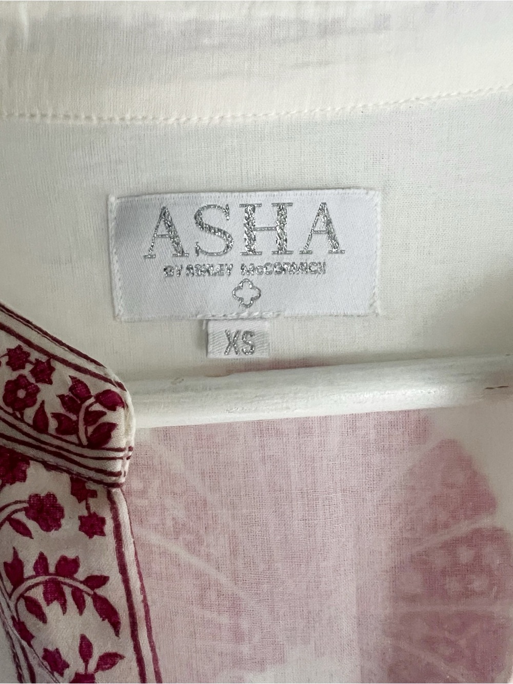 ASHA by ASHLEY McCORMICK POMEGRANATE MEDALLION KAFTAN XS - Picture 3 of 6